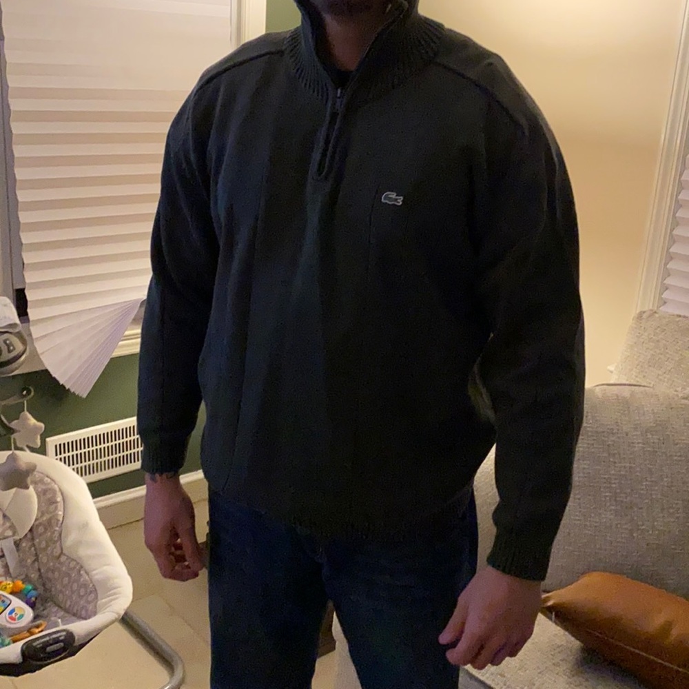 Hunter green Lacoste Sweater